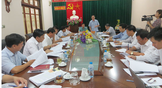 ĐOÀN KHẢO SÁT CỦA BAN TỔ CHỨC TRUNG ƯƠNG: Tiếp thu ý kiến xây dựng Đề án tiêu chuẩn, tiêu chí đánh giá cán bộ