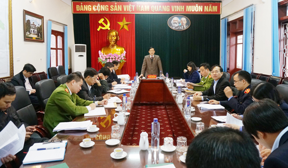 Kiểm tra việc xử lý, giải quyết tin báo về tội phạm ở huyện Đại Từ