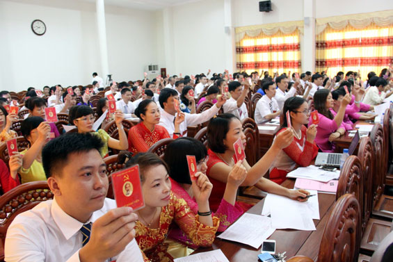 Ghi nhận từ đại hội đảng bộ cơ sở ở T.P Thái Nguyên