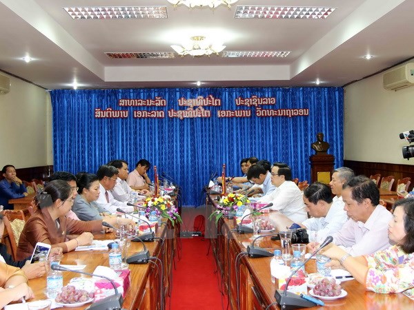 Giao lưu hữu nghị truyền thống giữa Ban Đối ngoại Việt Nam-Lào