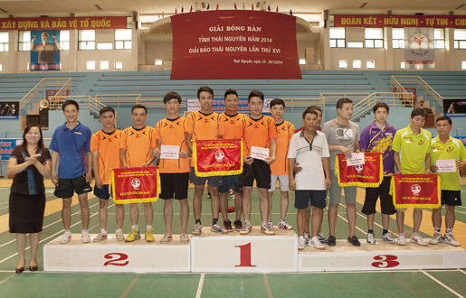 Giải Bóng bàn tỉnh - Giải Báo Thái Nguyên lần thứ XVI: Nhiều trận thi đấu sôi nổi, gay cấn 