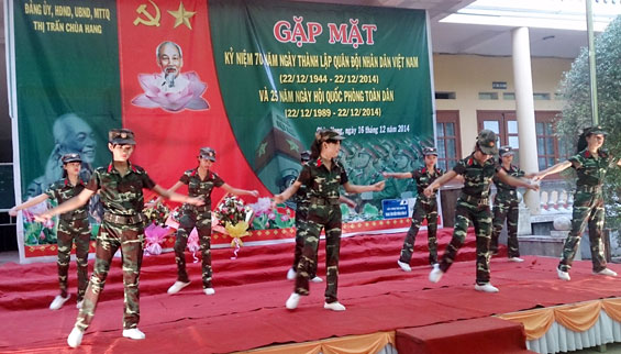 Gặp mặt nhân kỷ niệm 70 năm Ngày thành lập QĐND Việt Nam 