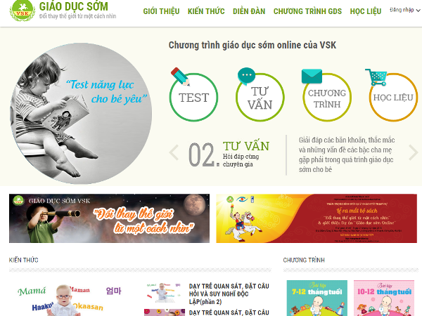 Sách giáo dục sớm điện tử cho trẻ từ 0 đến 6 tuổi đầu tiên ở Việt Nam