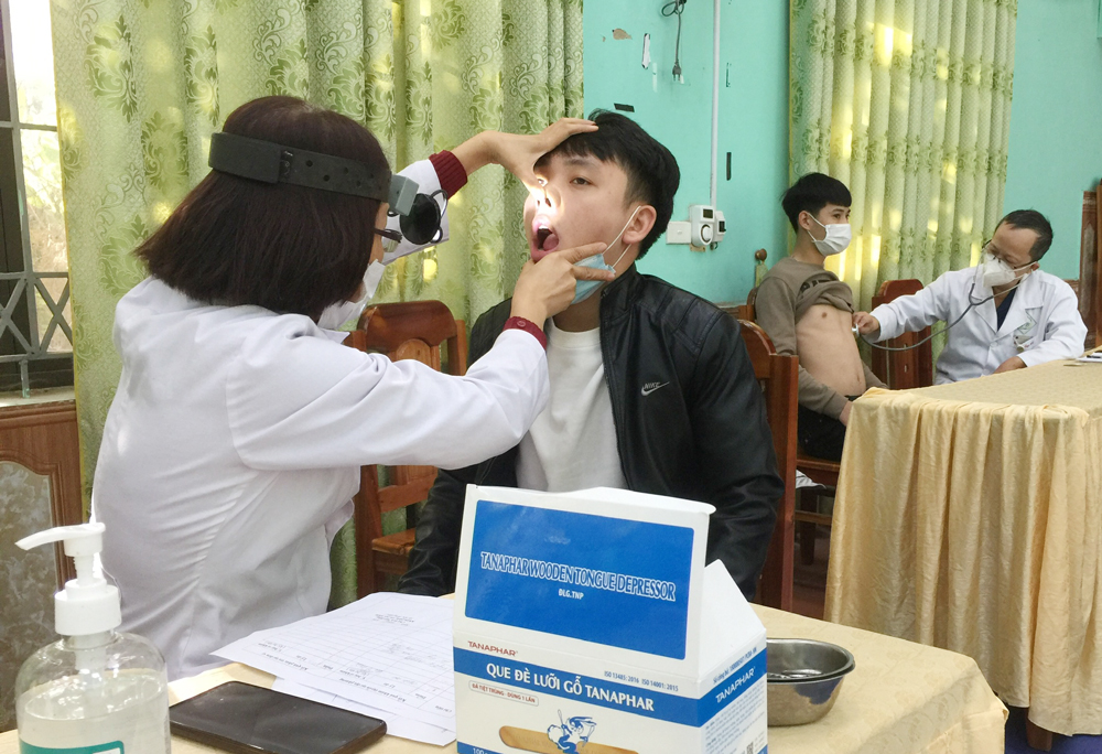 Phú Bình: Số thanh niên đạt sức khoẻ để nhập ngũ tăng 10%