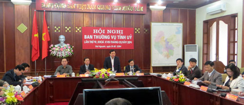 Hội nghị Ban Thường vụ Tỉnh ủy: Cho ý kiến vào nhiều nội dung quan trọng 