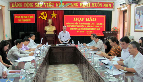 Họp báo tuyên truyền về Tháng cao điểm Vì người nghèo 