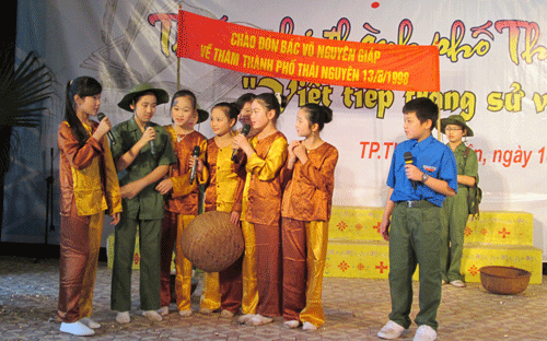 Hội thi “Thiếu nhi thành phố Thái Nguyên viết tiếp trang sử vàng” 