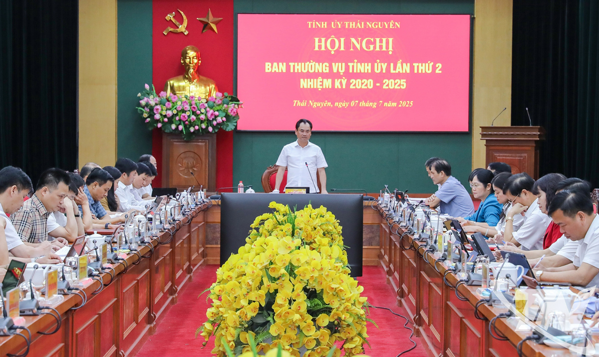 Hội nghị Ban Thường vụ Tỉnh ủy Thái Nguyên lần thứ 2: Thảo luận, quyết định nhiều nội dung quan trọng 