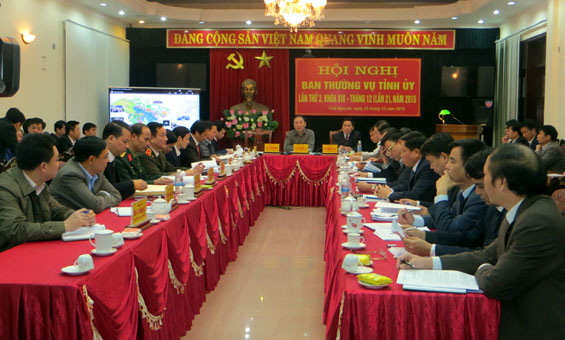 Ban Thường vụ Tỉnh ủy: Cho ý kiến vào Dự án khu du lịch vùng Hồ Núi Cốc