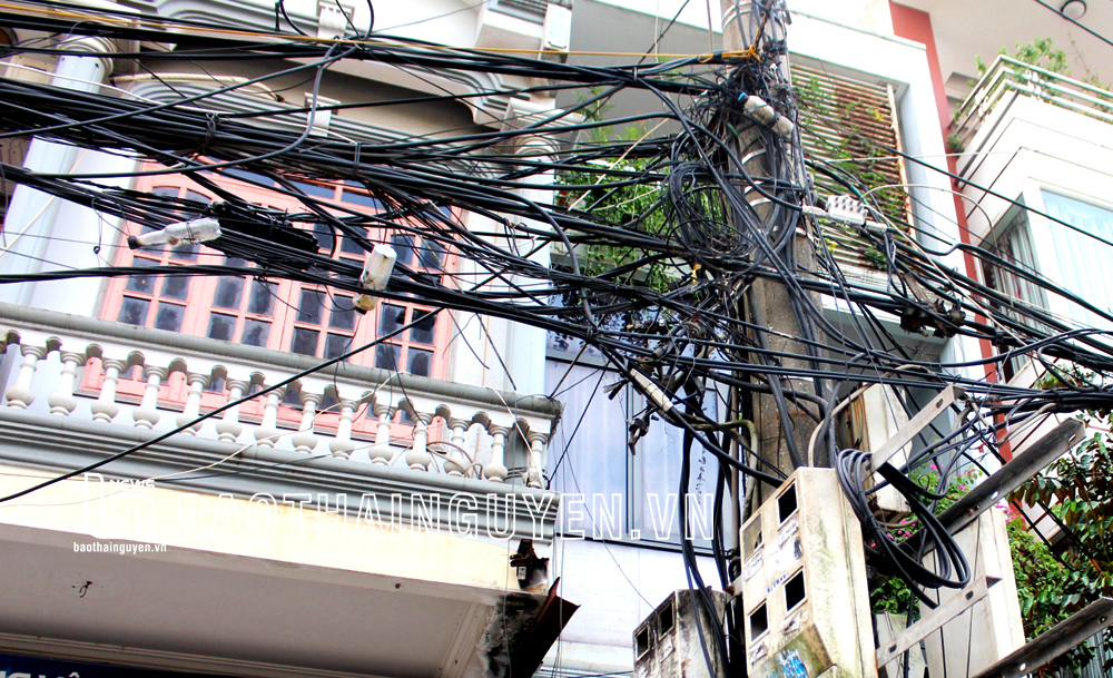 Chỉnh trang, tiến tới ngầm hóa cáp viễn thông