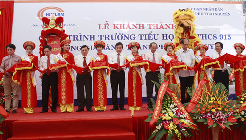 Khánh thành công trình Trường Tiểu học và THCS 915 
