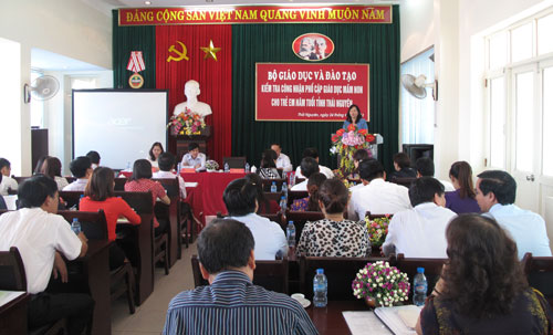 Bộ GD&ĐT:  Kiểm tra công tác phổ cập giáo dục mầm non cho trẻ em 5 tuổi 