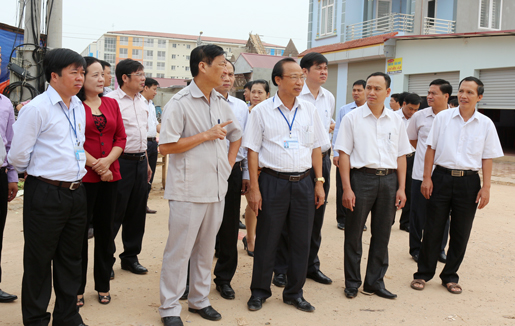 Kiểm điểm tiến độ công tác giải phóng mặt bằng trên địa bàn tỉnh 