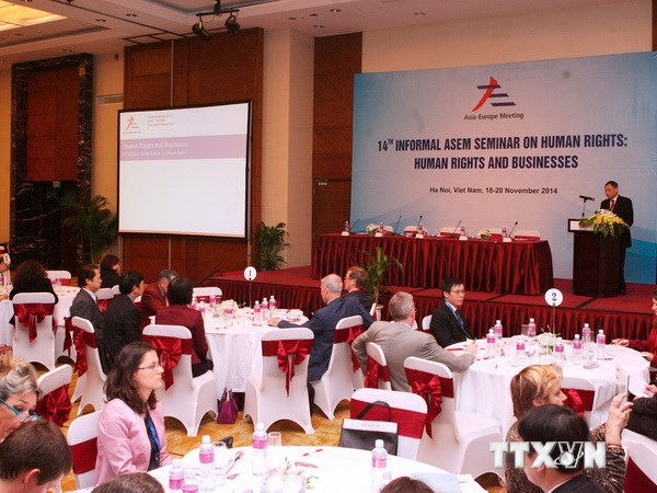 Khai mạc Hội thảo không chính thức Diễn đàn Á-Âu về quyền con người