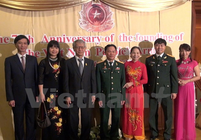 Kỷ niệm 70 năm ngày thành lập Quân đội Việt Nam tại Thái Lan 