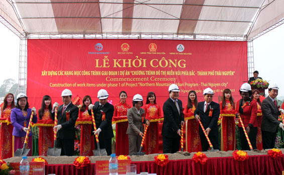 Khởi công xây dựng Dự án Chương trình đô thị miền núi phía Bắc thành phố