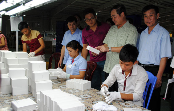 Kiểm tra tình hình hoạt động của các CCN trên địa bàn T.X Sông Công 