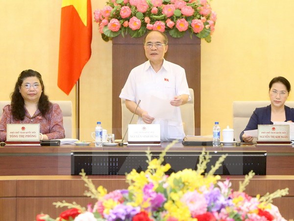 Khai mạc Phiên họp thứ 39 Ủy ban Thường vụ Quốc hội khóa 13