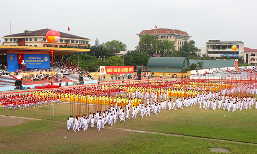 Khai mạc Đại hội TDTT tỉnh Thái Nguyên lần thứ VII năm 2014 