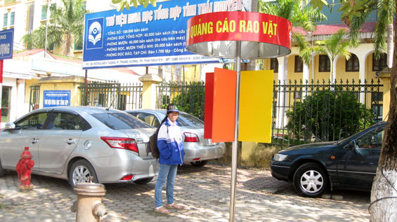 TPTN: Lắp đặt 20 biển quảng cáo rao vặt miễn phí 