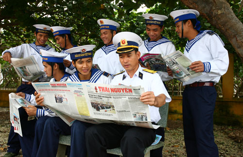 Làm báo ở Trường Sa 