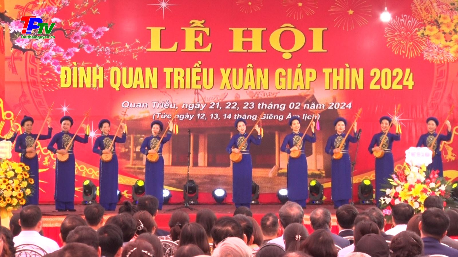 Rộn ràng lễ hội Đình Quan Triều năm 2024.