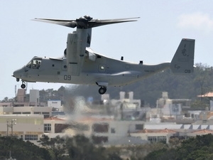 Mỹ triển khai thêm 12 máy bay Osprey tại Nhật Bản