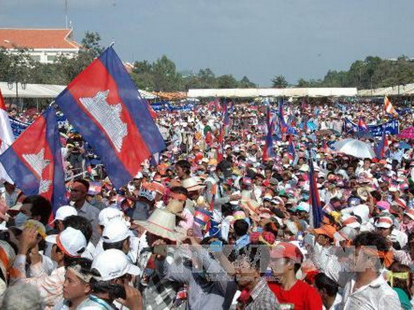 Người ủng hộ phe đối lập Campuchia lại biểu tình