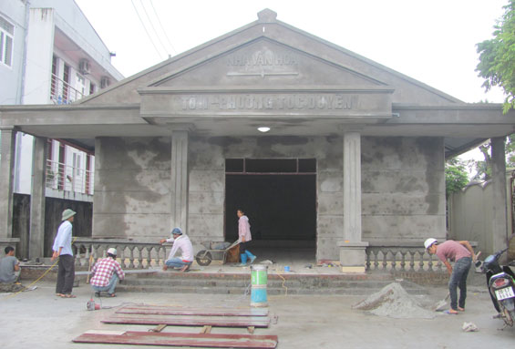 Chung tay xây dựng nhà văn hóa 