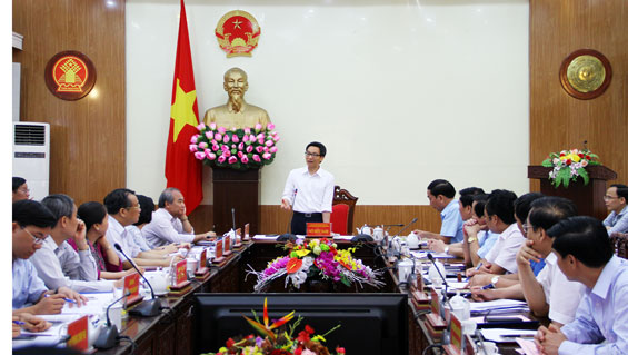 Phó Thủ tướng Chính phủ Vũ Đức Đam thăm và làm việc tại Thái Nguyên