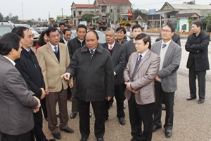 Phó thủ tướng Nguyễn Xuân Phúc làm việc tại Quảng Trị