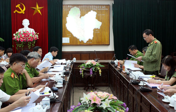 Thông báo dự thảo Kết luận thanh tra về phòng cháy, chữa cháy.