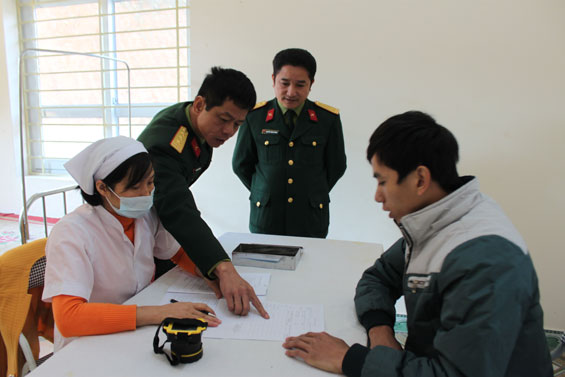 Hoàn thành công tác khám tuyển nghĩa vụ quân sự năm 2016