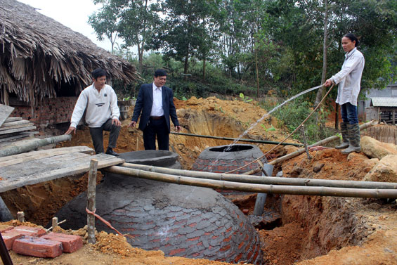  Sử dụng hầm Biogas trong chăn nuôi ở Định Hóa: Lợi cả đôi đường 