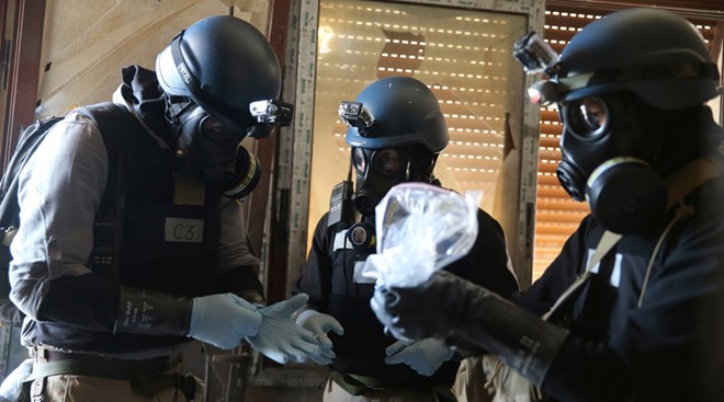 OPCW: Khí độc sarin được dùng trong các cuộc tấn công ở Syria