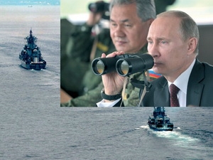 Tổng thống Putin thị sát tập trận răn đe chiến lược