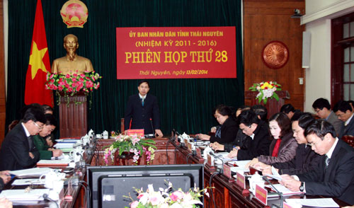 UBND tỉnh họp phiên thứ 28: Tập trung cải thiện tình hình kinh tế - xã hội ngay từ đầu năm 