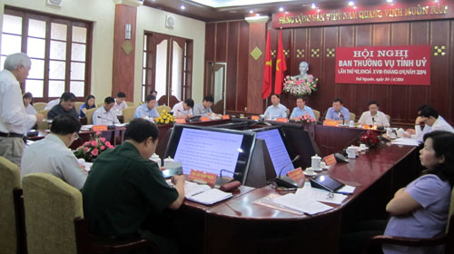 Hội nghị Ban Thường vụ Tỉnh ủy lần thứ 42: Chuẩn bị các điều kiện thành lập T.P Sông Công và T.X Phổ Yên 