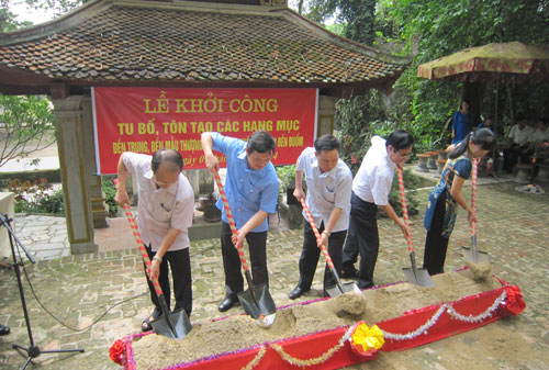 Gần 4 tỷ đồng tu bổ, tôn tạo Khu di tích Đền Đuổm 