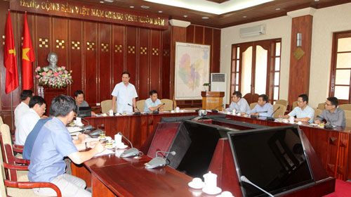 Thường trực Tỉnh ủy tiếp và làm việc với Liên hiệp các Tổ chức hữu nghị Việt Nam 