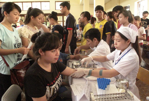Thái Nguyên: Tình nguyện hiến gần 1.000 đơn vị máu cho chương trình “Hành trình đỏ-2014” 