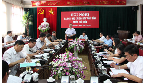 Thực hiện có hiệu quả công tác cải cách tư pháp 