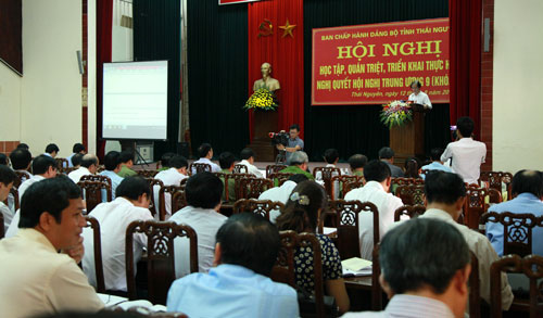 Tổ chức học tập Nghị quyết Trung ương 9 (khóa XI) 