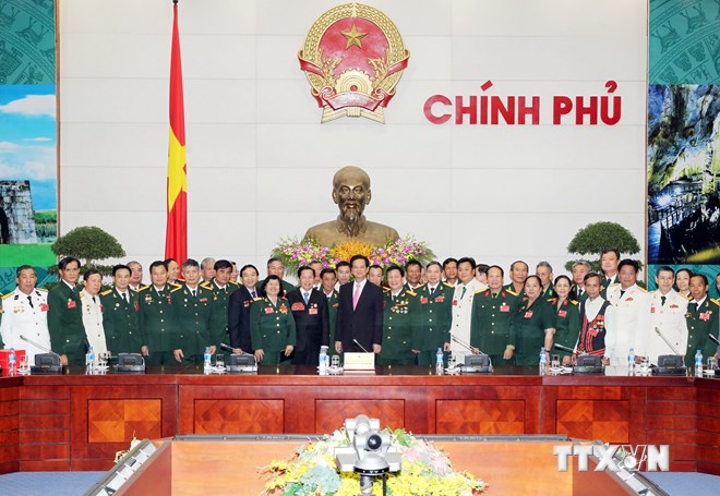 Thủ tướng tiếp đại biểu thi đua yêu nước của Hội cựu chiến binh