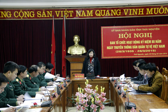 Triển khai kế hoạch kỷ niệm 80 năm Ngày truyền thống Dân quân tự vệ 