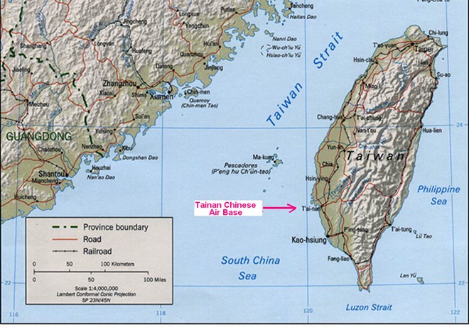 Trung Quốc sửa đường bay trên eo biển Đài Loan sau khi bị phản đối