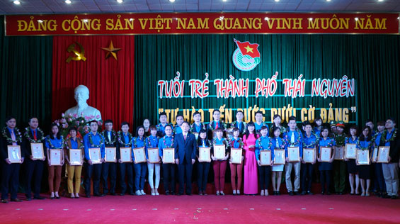 Tuổi trẻ thành phố Thái Nguyên: Tự hào tiến bước dưới cờ Đảng 