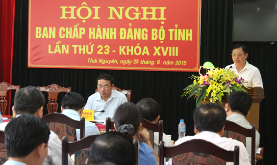 Hội nghị Ban Chấp hành Đảng bộ tỉnh lần thứ 23: Tập trung thảo luận, cho ý kiến vào 3 nội dung quan trọng 