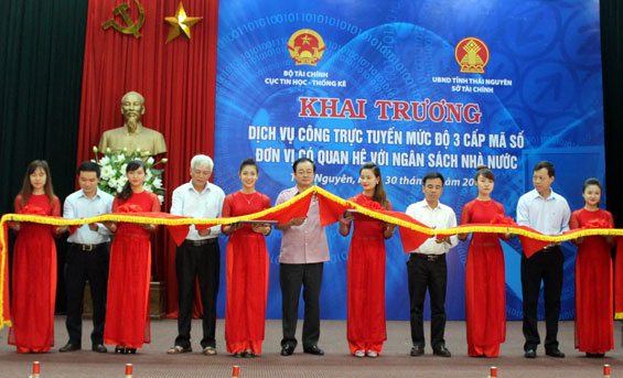 SỞ TÀI CHÍNH: Khai trương dịch vụ công trực tuyến cấp 3 về cấp mã số quan hệ ngân sách 
