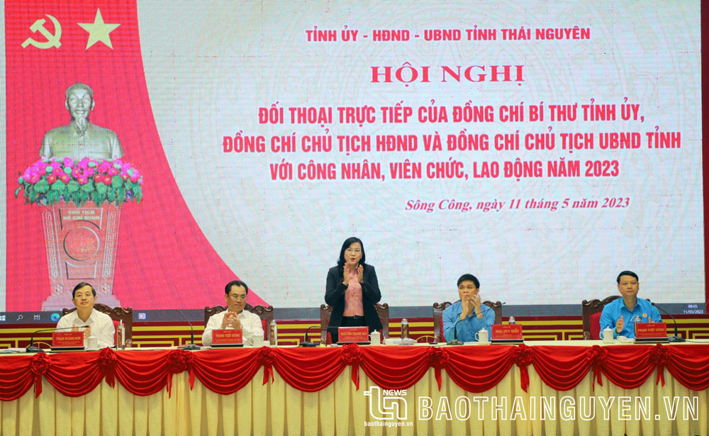 Đồng chí Bí thư Tỉnh ủy: Tăng cường đối thoại để nắm bắt kịp thời tâm tư, nguyện vọng của người lao động